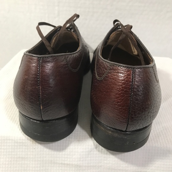 Florsheim Mens Sz9D Leather Oxfords#A151 - Picture 4 of 6